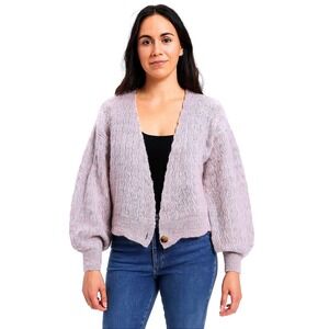 Willow & Wind Confetti Cardigan‎ Women's O/S Button Down Sweater Knitwear Cozy